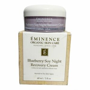 EMINENCE Blueberry Soy Night Recovery Cream 2 fl oz  Organic Skincare